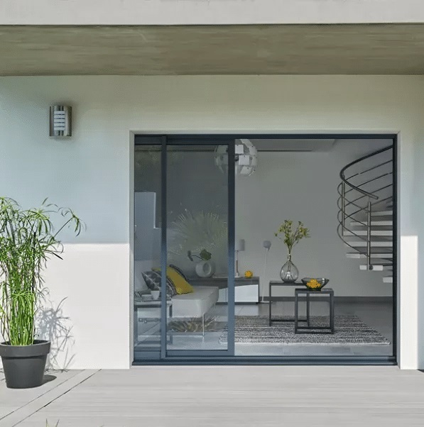Porte-fenêtre aluminium coulissante-Morbihan-56-Maho
